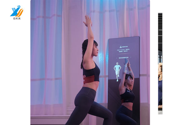 Προσαρμόσιμη οθόνη MultiTouch Smart Mirror με αδιάβροχο αδιάβροχο για γυμναστήριο Smart Home μπάνιο LCD LED Touch Screen καθρέφτης