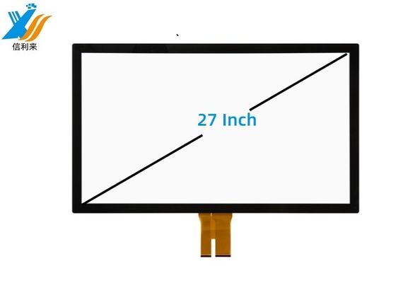 27 ιντσών G+G PCAP Touch Panel με διεπαφή USB/I²C και γυαλί AF
